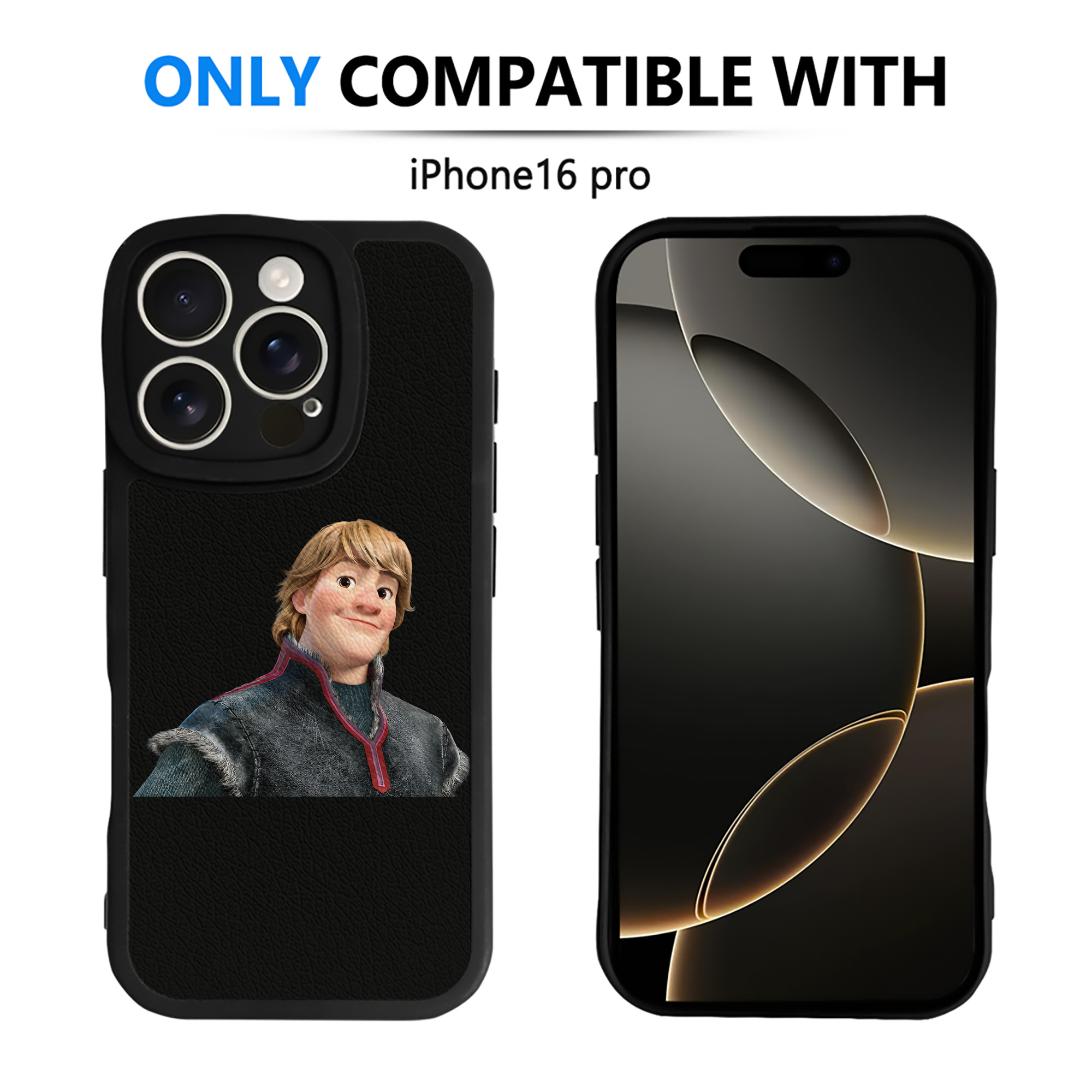 （画像用） アナと雪の女王 アンナ エルサ Frozen Anna Elsa 【iPhone 16シリーズ対応】シリコンスマホケース（レザー調） 材質：シリコン